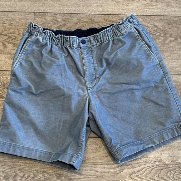 Tommy Bahama Coastline Cord Pull On 8" Stretch Shorts Mens Medium Blue - Picture 1 of 8